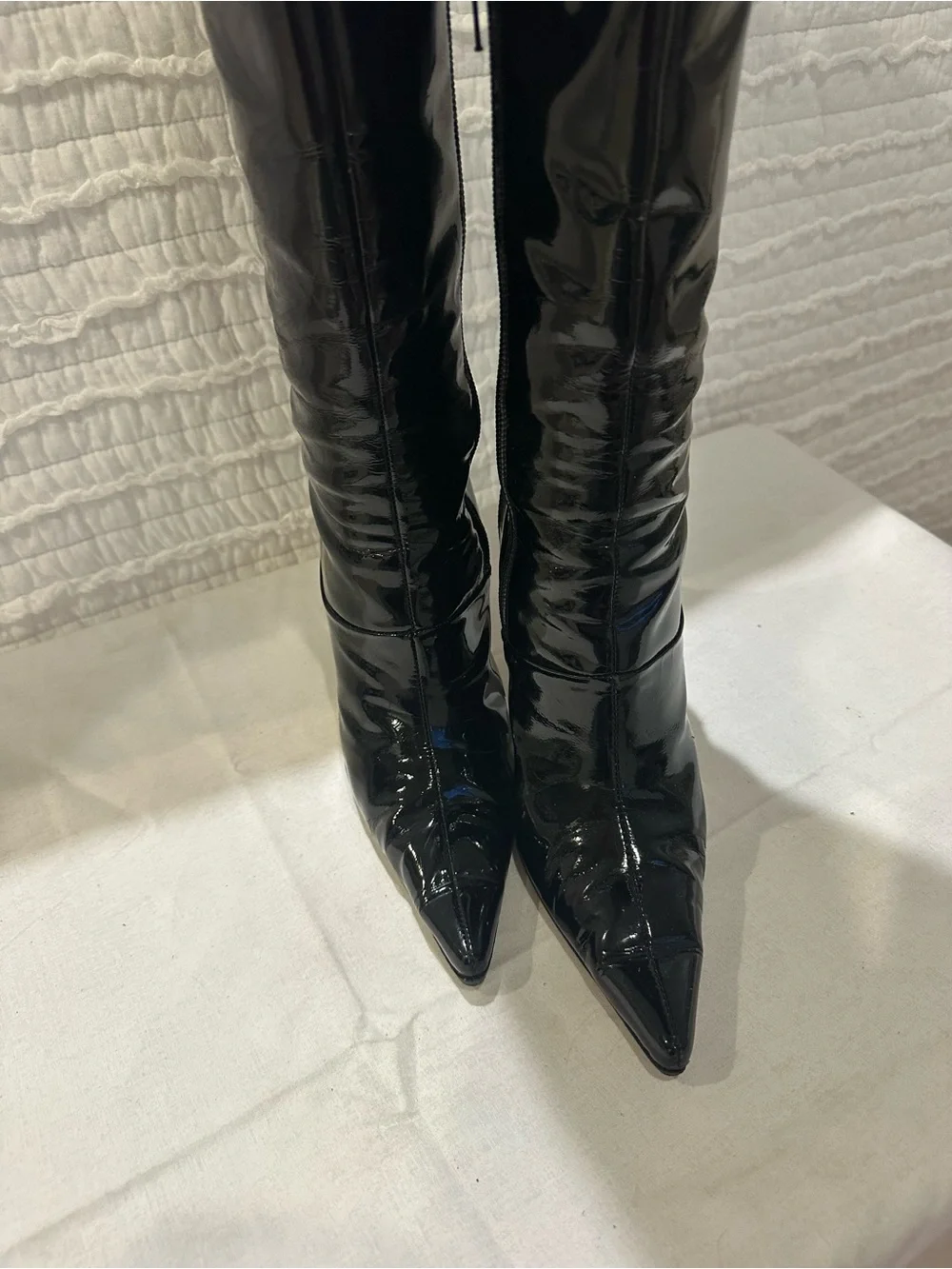 Brian Atwood Tall Black Boots Size 7